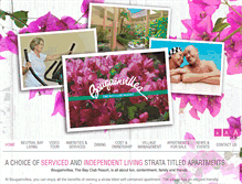 Tablet Screenshot of bougainvillearetirement.com